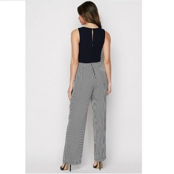 Teeze Me Size 5/6 Navy Blue & White Sleeveless Jumper, Excellent Condition - Picture 3 of 13